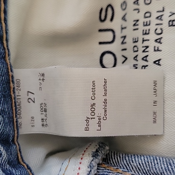 Moussy Vintage Jeans Size 27 Womens Low Rise Loose Fit Straighr Leg - Picture 5 of 9